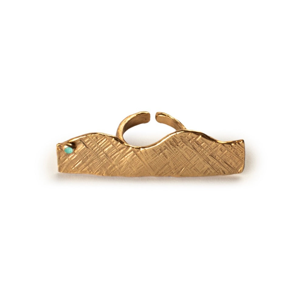 Anello Onde Metal Eco