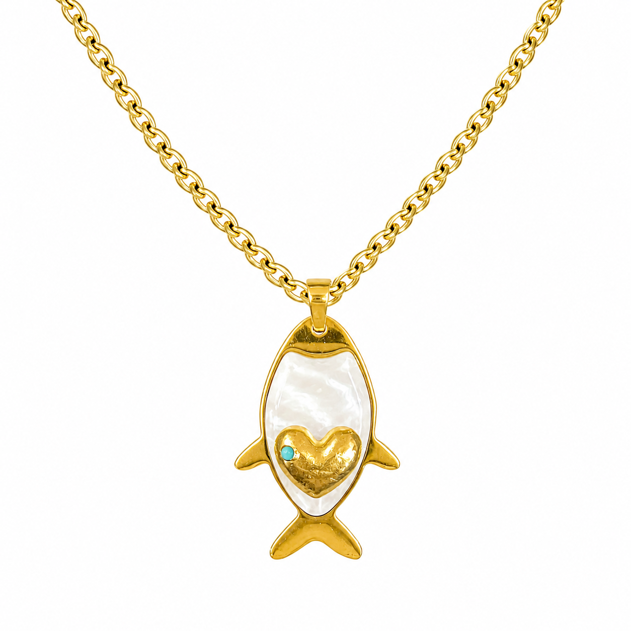 Collana cuore marino