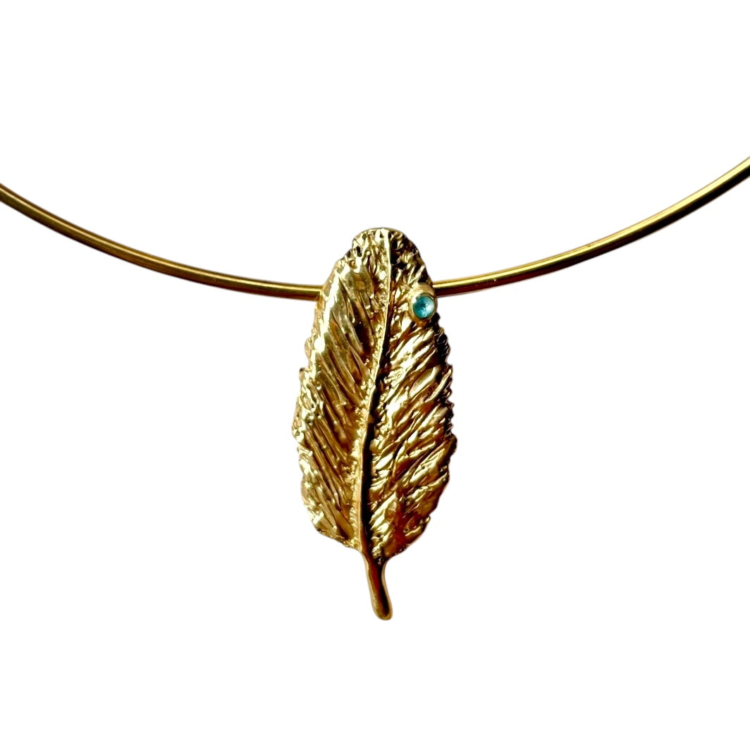 Collana Piuma Mini Vover Eco