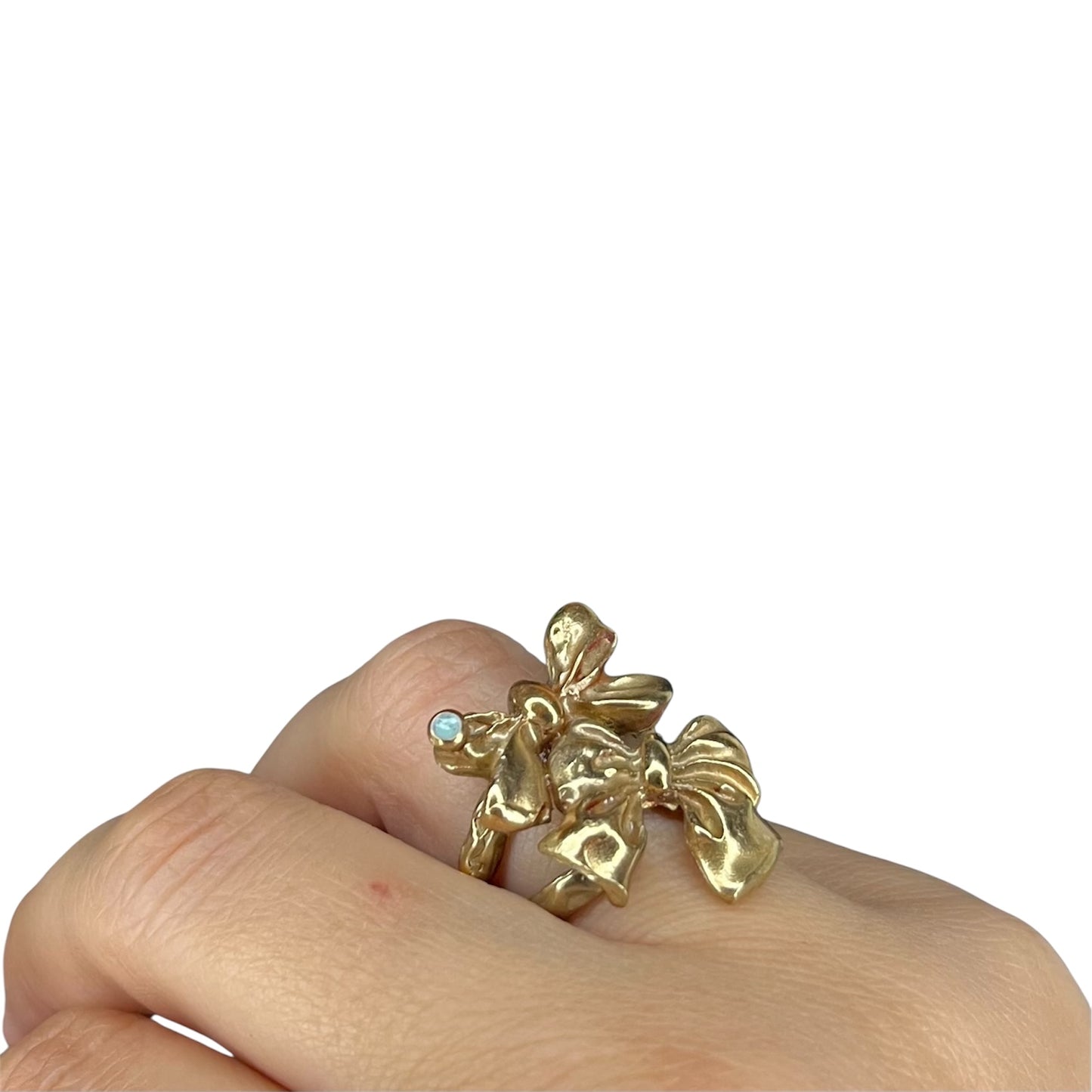 Anello doppio fiocco irregular