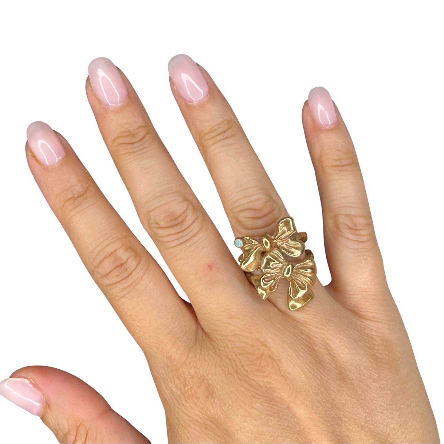 Anello doppio fiocco irregular