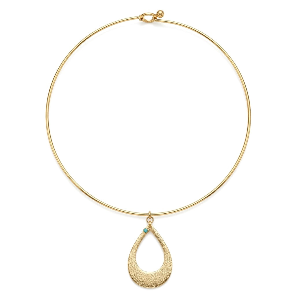 Collana Goccia metal