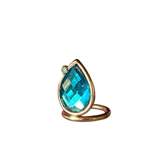 Anello goccia mare