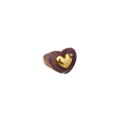 Anello tenerissimo viola