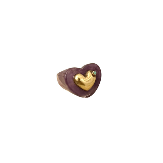 Anello tenerissimo viola