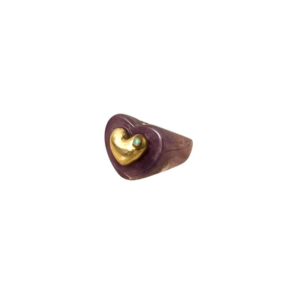 Anello tenerissimo viola