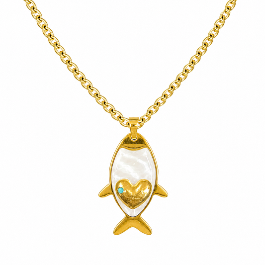 Collana cuore marino