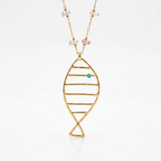 Collana pesce medio
