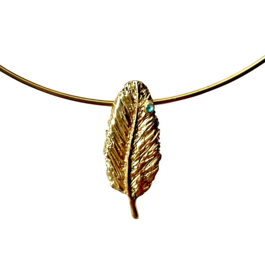 Collana Piuma Mini Vover Eco