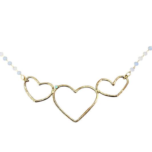 Collana tre cuori