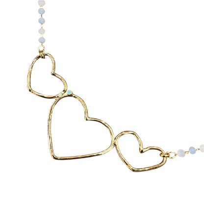 Collana tre cuori