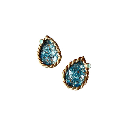 Orecchini Goccia Glitter
