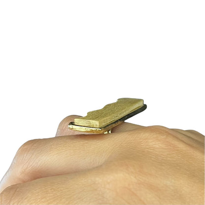 Anello Onda Eco Maxi