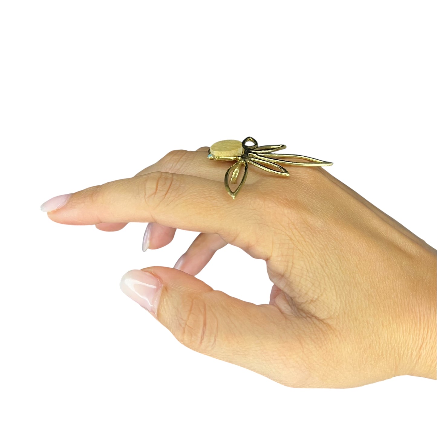 Anello foglia Eco