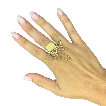Anello foglia Eco